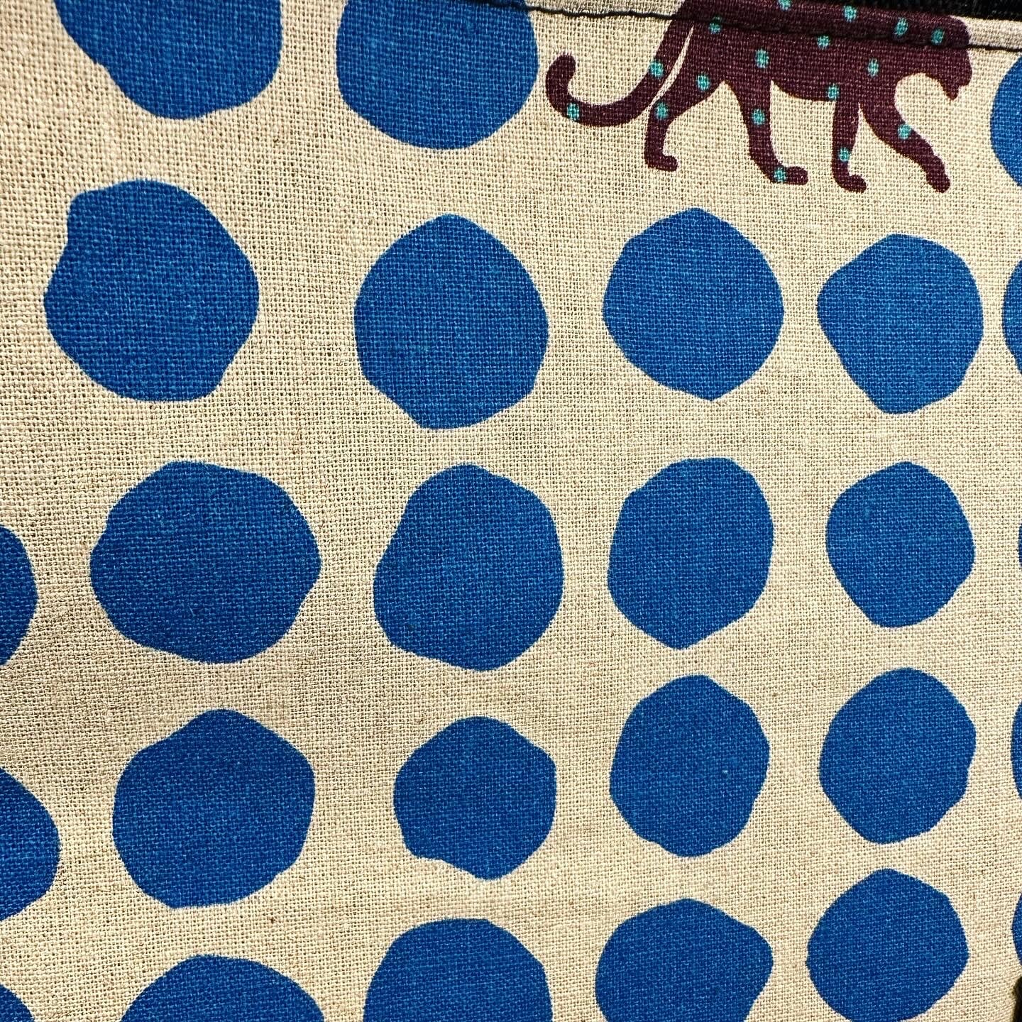 BENTO BAG in 'Jaguar Dots' Blue