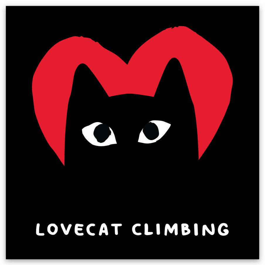 LOVECAT Logo Sticker