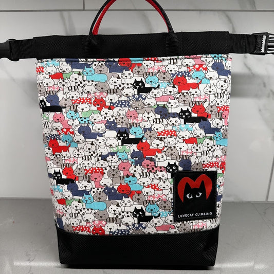 BENTO BAG in 'Long Cats' Multi