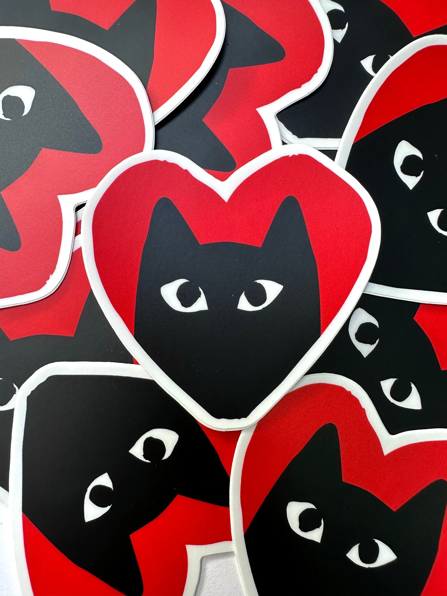 LOVECAT Heart Sticker