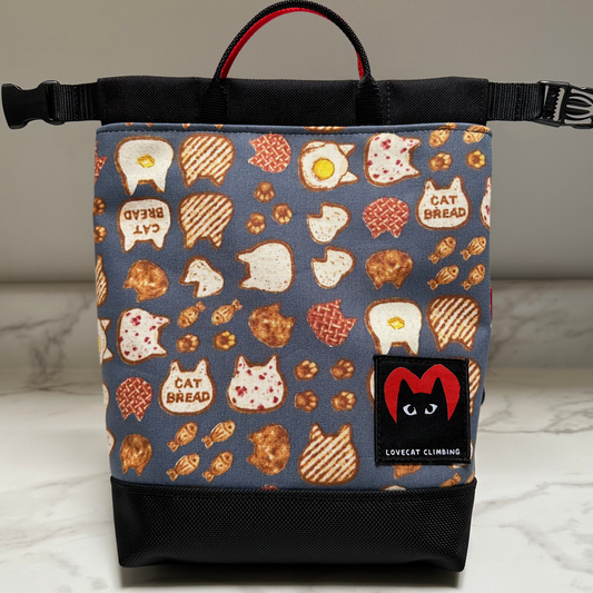 BENTO BAG in 'Neko Pan' Blue