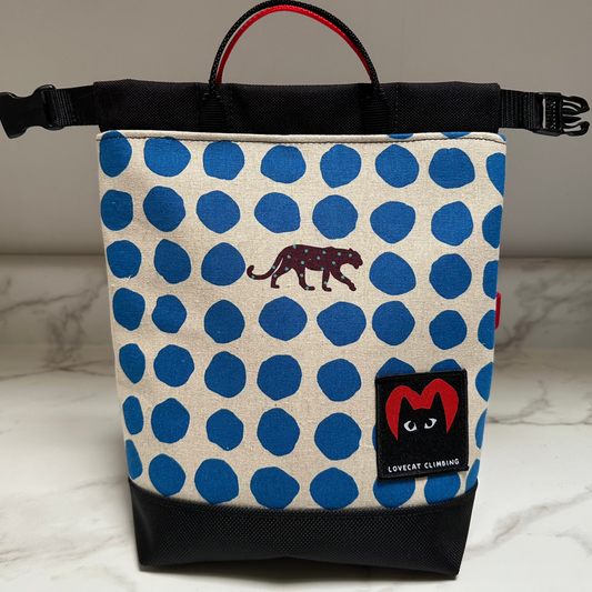 BENTO BAG in 'Jaguar Dots' Blue